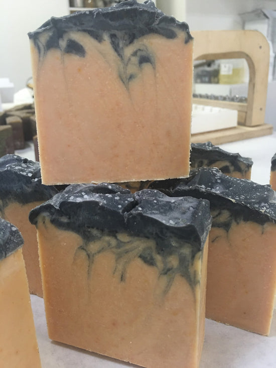 CARROTS... NOT JUST GOOD FOR YOUR EYES! INTRODUCING OUR NEW CARROT GINGER BAR SOAP